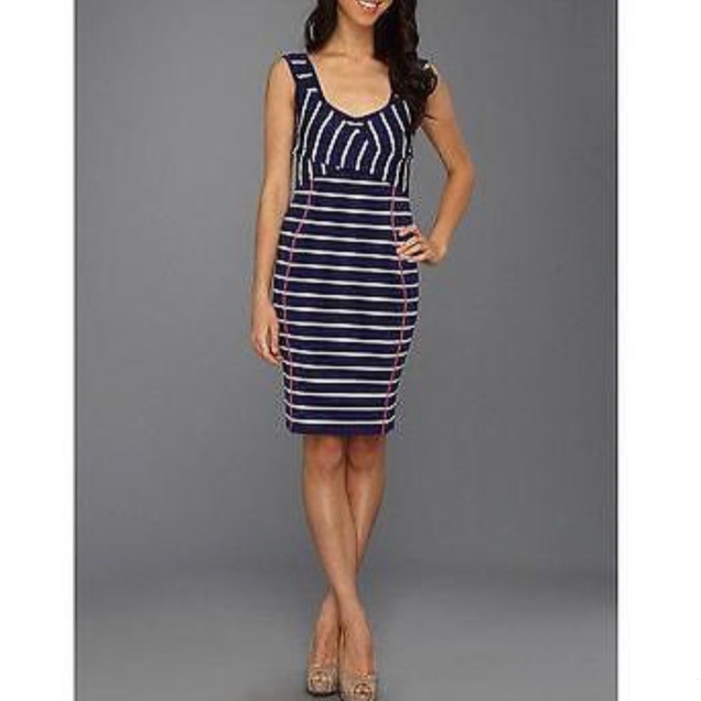 NWT Jessica Simpson Blue and White Striped Dress